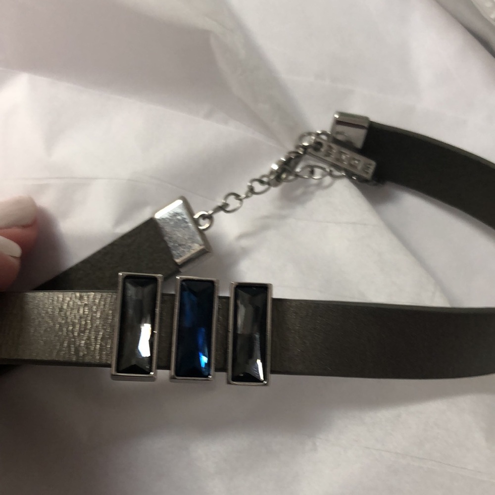 Leather choker - Picture 2 of 4